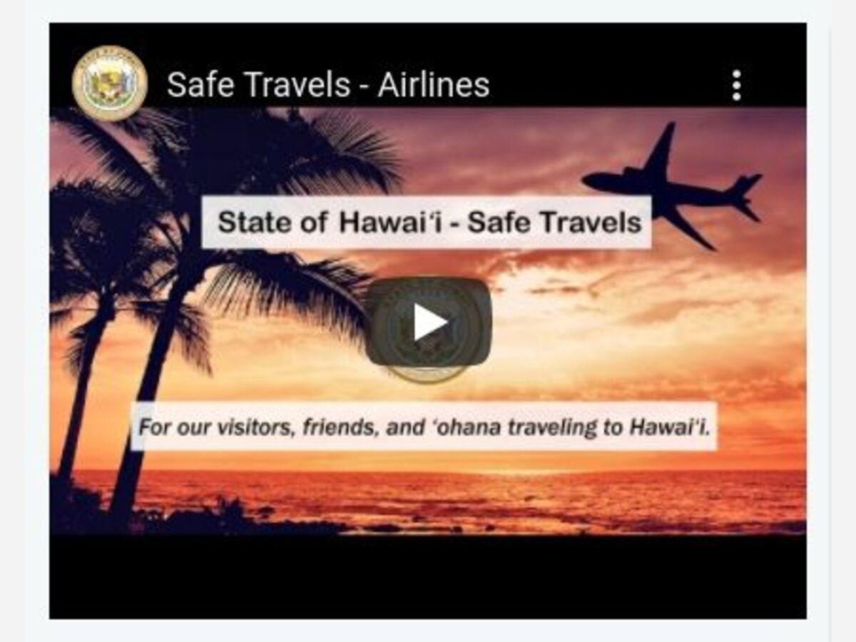 safe travels hawaii upload documents