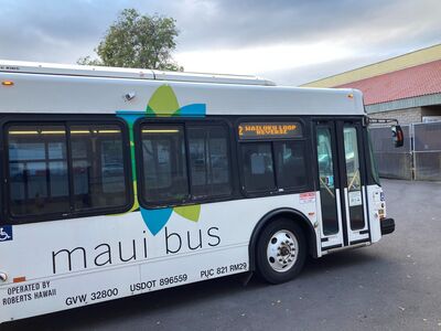 Public Input Due by Dec. 31 for Proposed Changes to Maui Bus Routes