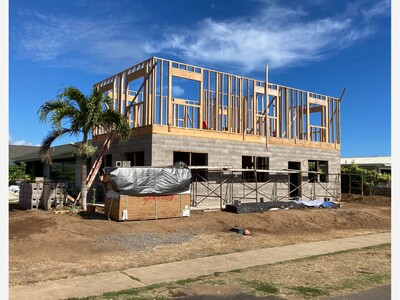 Influx of Permits for Fort-Like, Block-Based Houses Bewilders Maui Planners