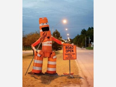 Maui Gets Super Serious About Traffic Safety with New 'Cone Man'