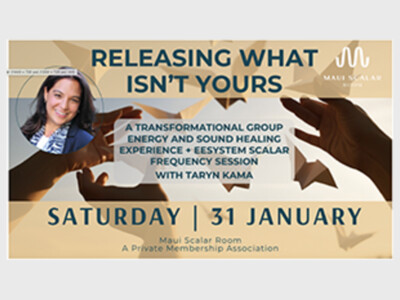 Releasing What Isn't Yours - A Transformational Group Energy and Sound Healing Experience